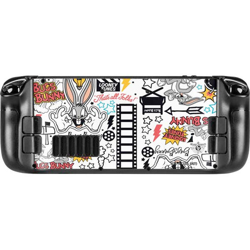 Looney Tunes Bugs Bunny Patches Steam Deck Handheld Gaming Computer Skin